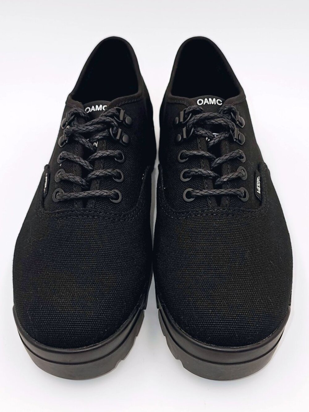 OAMC x Vans OTW Authentic Oxford Black Canvas Vibram Shoes Size Men 6.5 - Wmn 8
